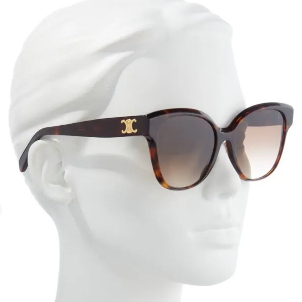 Celine 58mm gradient cat eye sunglasses